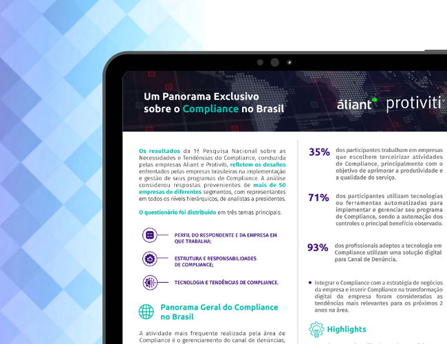 Infografico Tendencias em Compliance